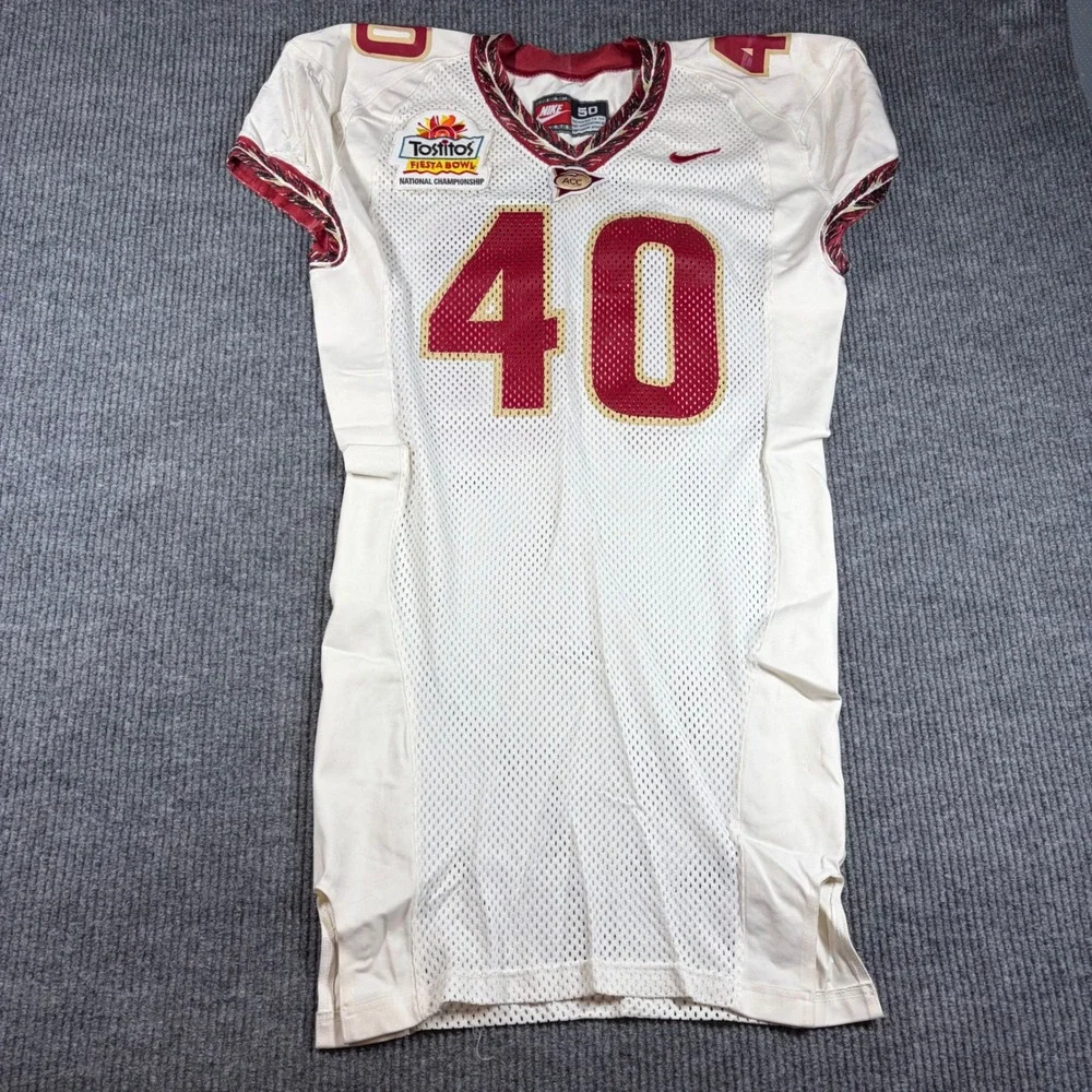 Nike Team Issued Jersey 40 Tony Bryant Size 50 1999 Fiesta Bowl Championship FSU